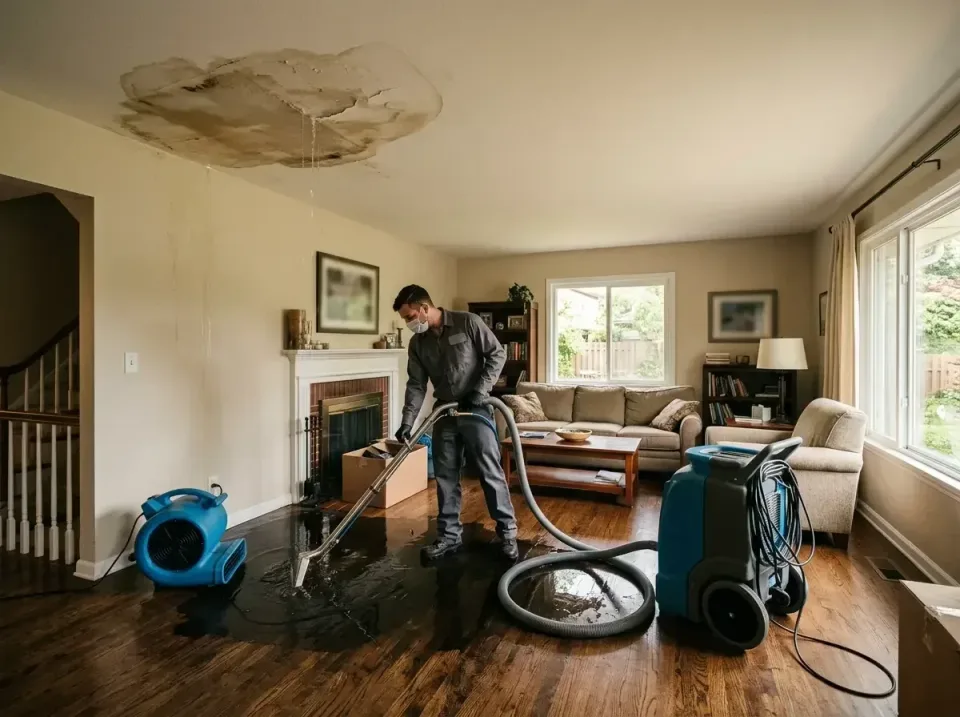attic-pipe-burst-ceiling-drip-008 — frequently asked questions, Water Damage Restoration & Carpet Care in Pine Brook, NJ